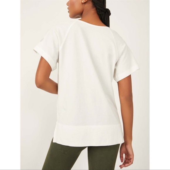 NWT Free People Inhale Henley Graphic Tee - Picture 9 of 10